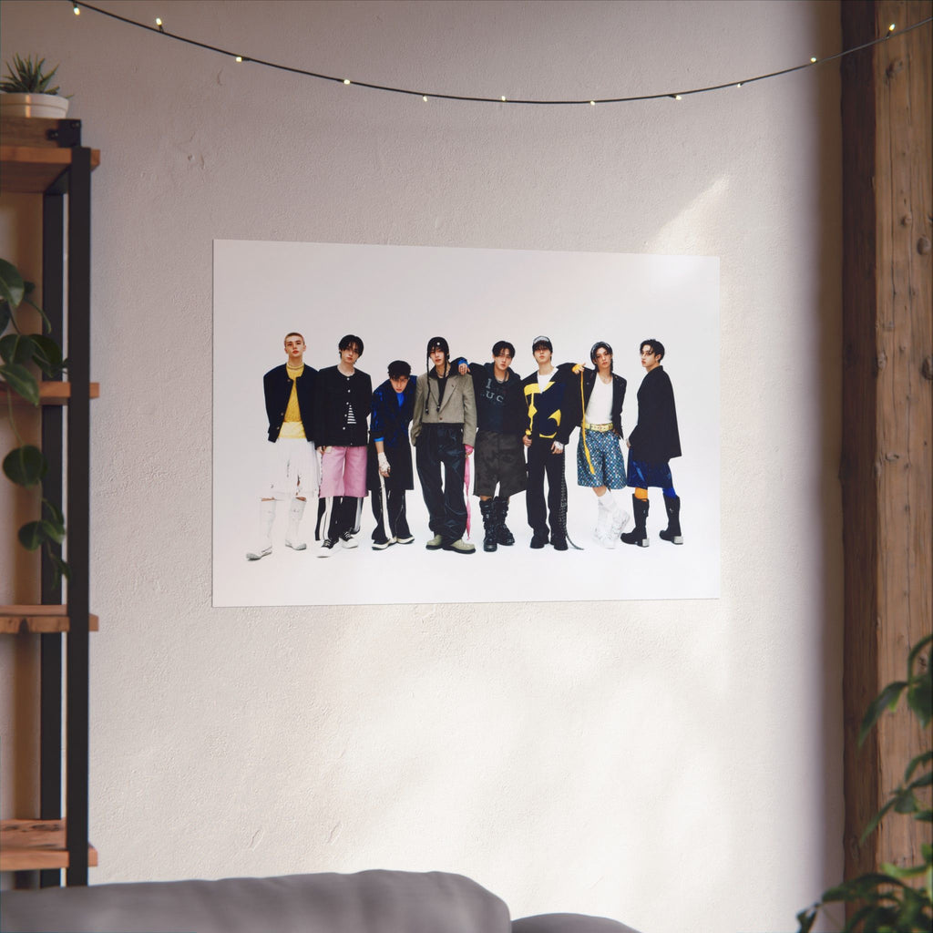 STRAY KIDS Matte Horizontal Poster – Trendy Idol Poster