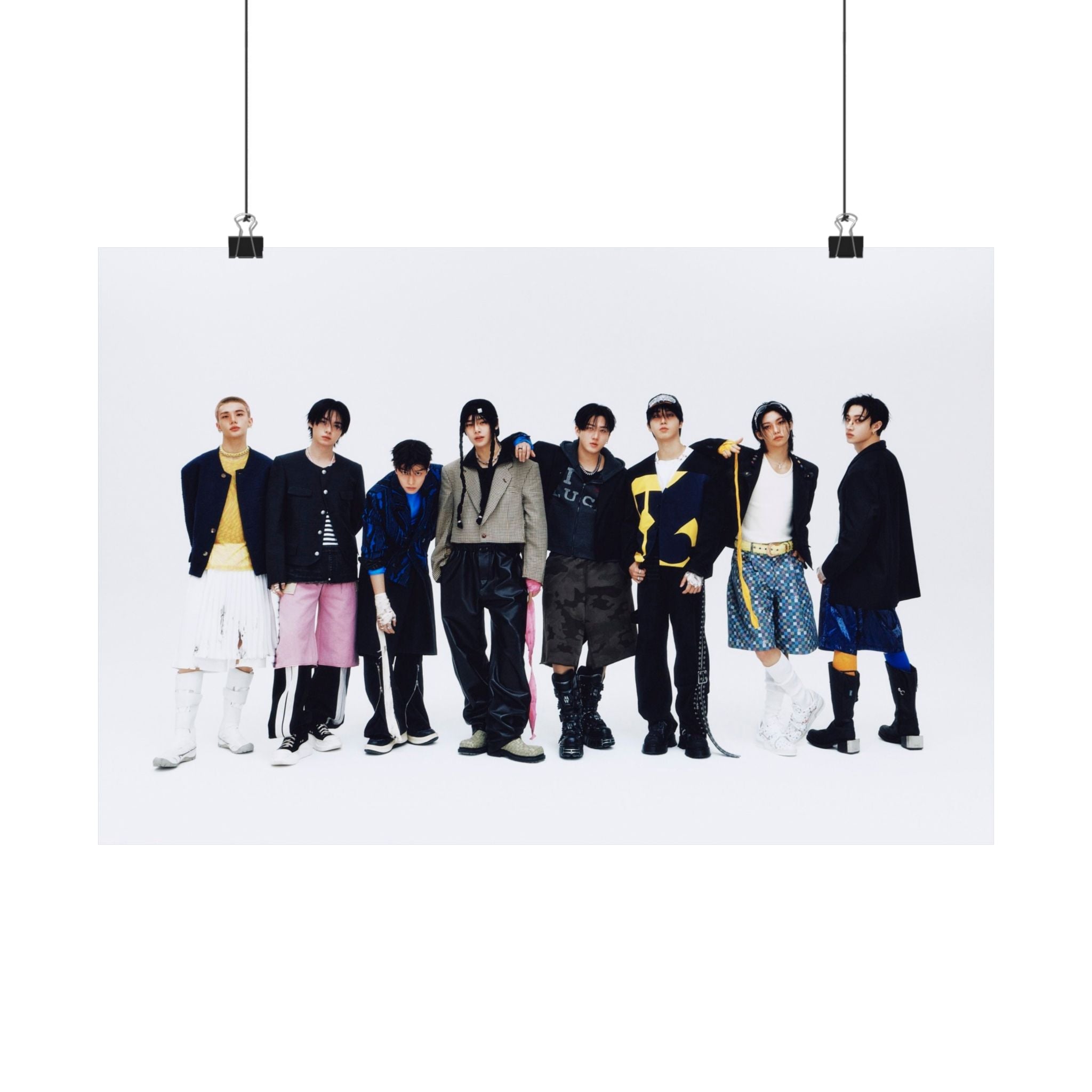 STRAY KIDS Matte Horizontal Poster – Trendy Idol Poster
