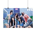 IVE Matte Horizontal Poster - Trendy Idol Photo Wall Art