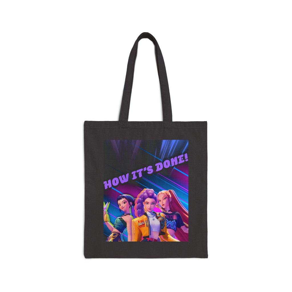 HUNTRIX "How It's Done" - KPOP DEMON HUNTERS Canvas Tote