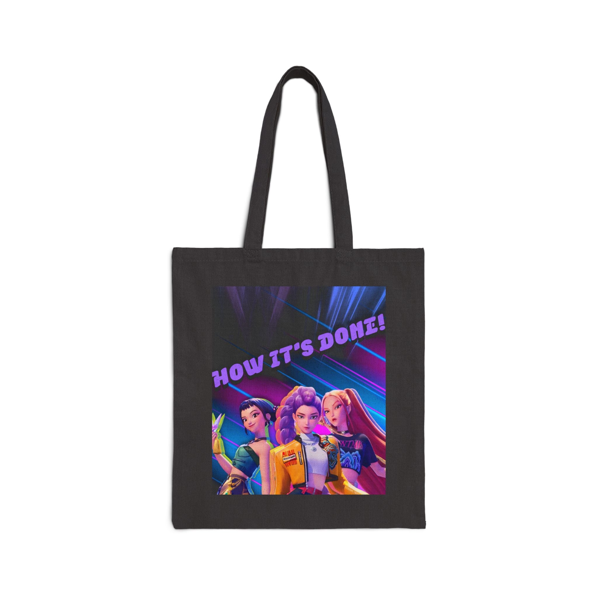 HUNTRIX "How It's Done" - KPOP DEMON HUNTERS Canvas Tote