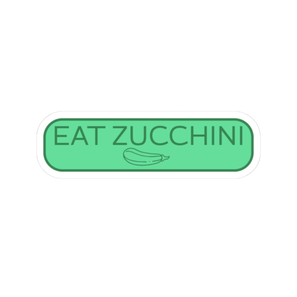 KATSEYE 'Eat Zucchini' Sticker -  KATSEYE Internet Girl Laptop Decal