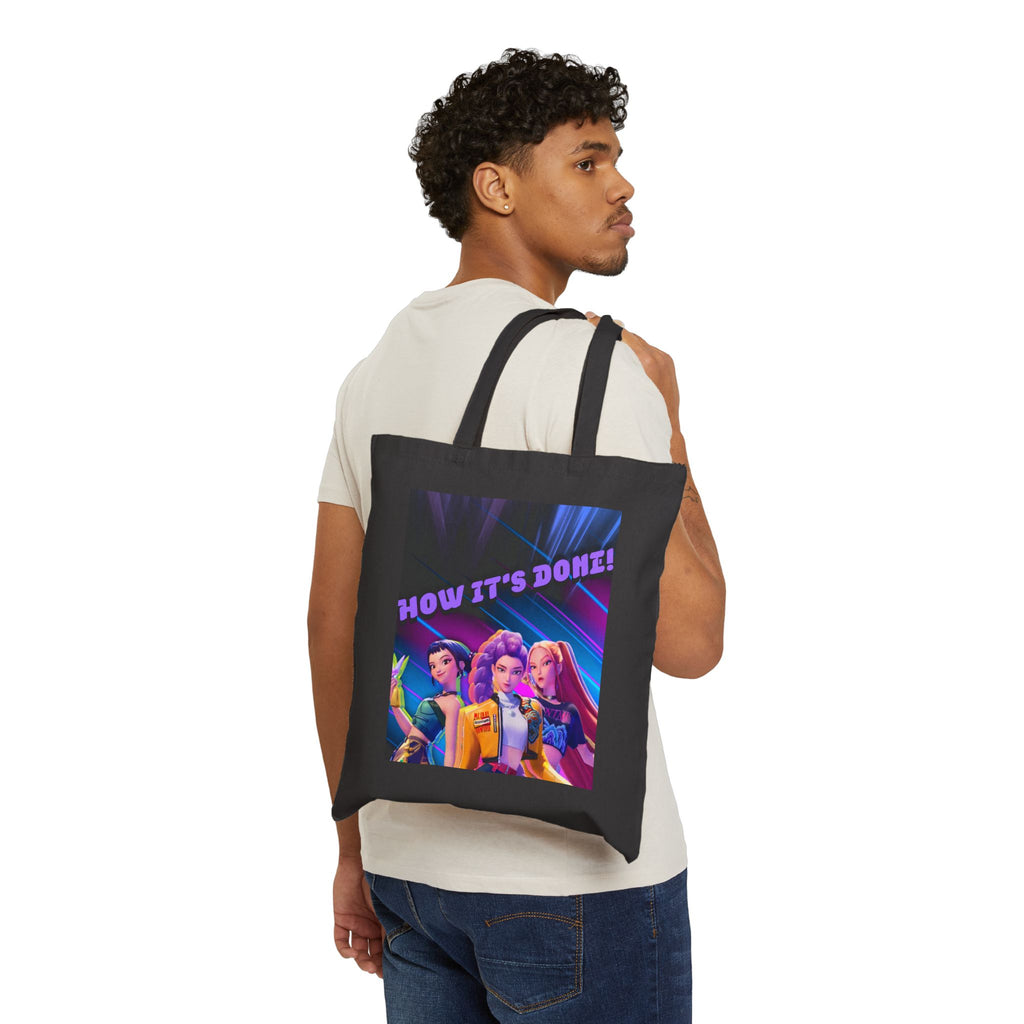 HUNTRIX "How It's Done" - KPOP DEMON HUNTERS Canvas Tote