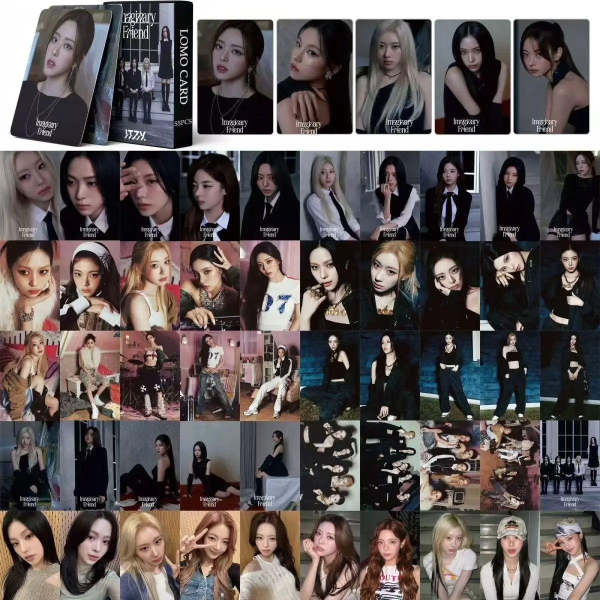 55Pcs ITZY New Album Girls Will Be Girls Lomo Cards