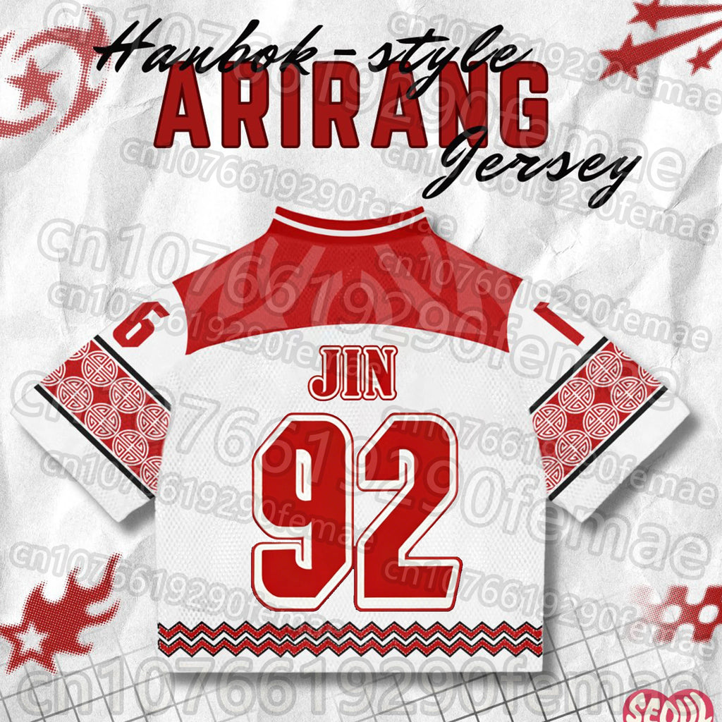 BTS ARIRANG NUMBER JERSEY (7 VARIANTS)