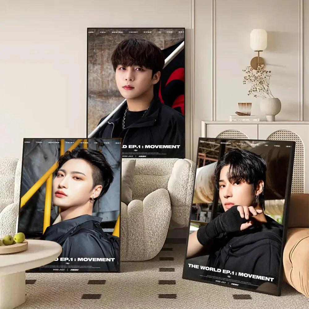 ATEEZ Poster Stickers HD Waterproof Wall Art