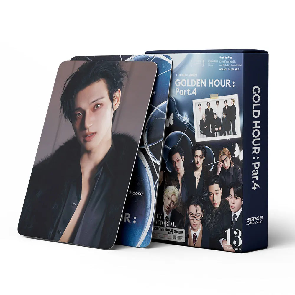 55pcs ATEEZ Golden Hour Part.4 Lomo Cards