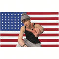 STRAY KIDS BangChan American Flag Banner Tapestry