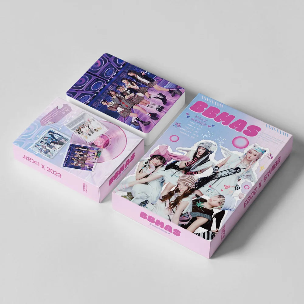 55Pcs/Set Idol Girl Group New Album Bunnies Club HD Photocards Lomo Cards Fans Gifts