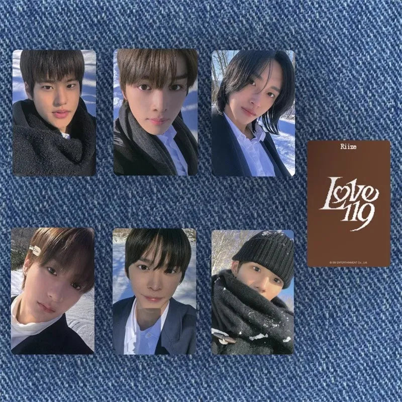 KPOP 6pcs/set RIIZE Mini Album RIIZING Group LOMO CARDS