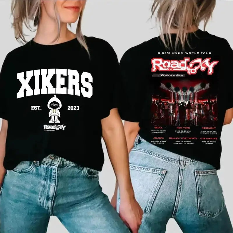 xikers 2025 World Tour-Double Sided Shirt