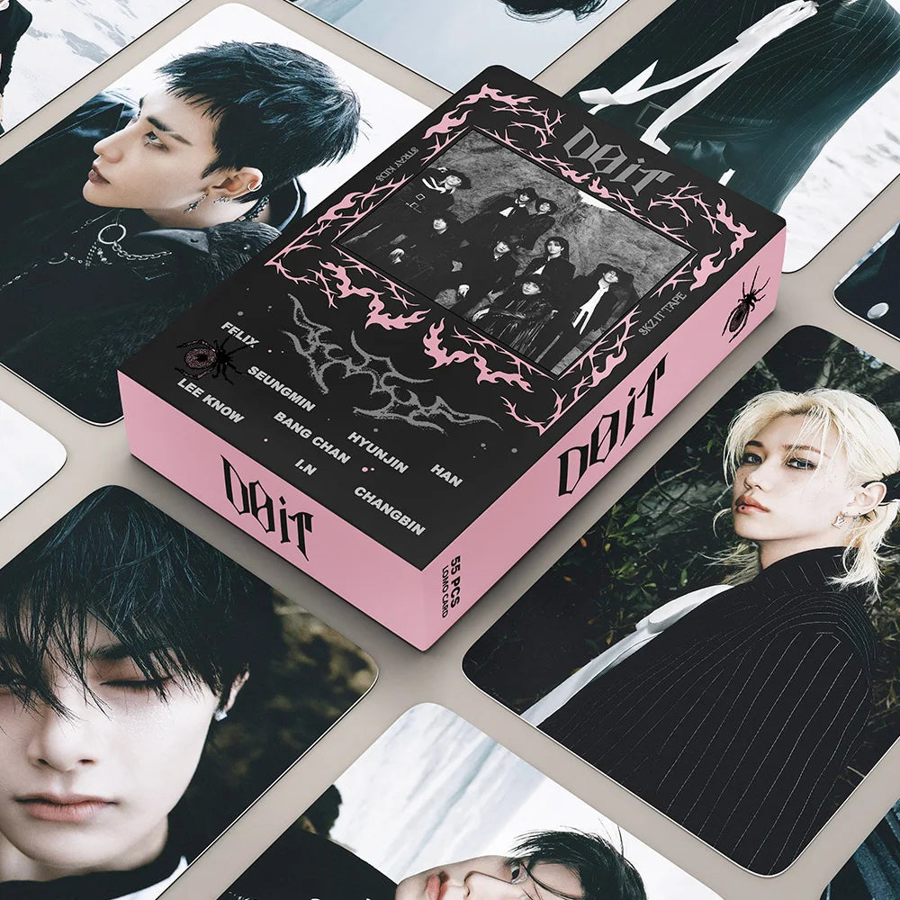 55PCS KPOP STRAY KIDS ‘DO IT’ SKZOO photo card LOMO card gift