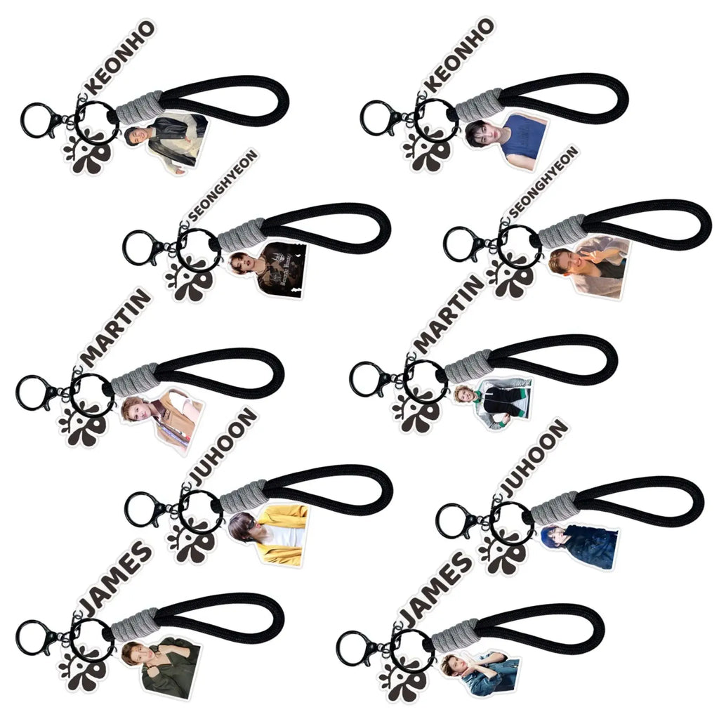CORTIS Keychain Acrylic Pendant Keyring Lanyard