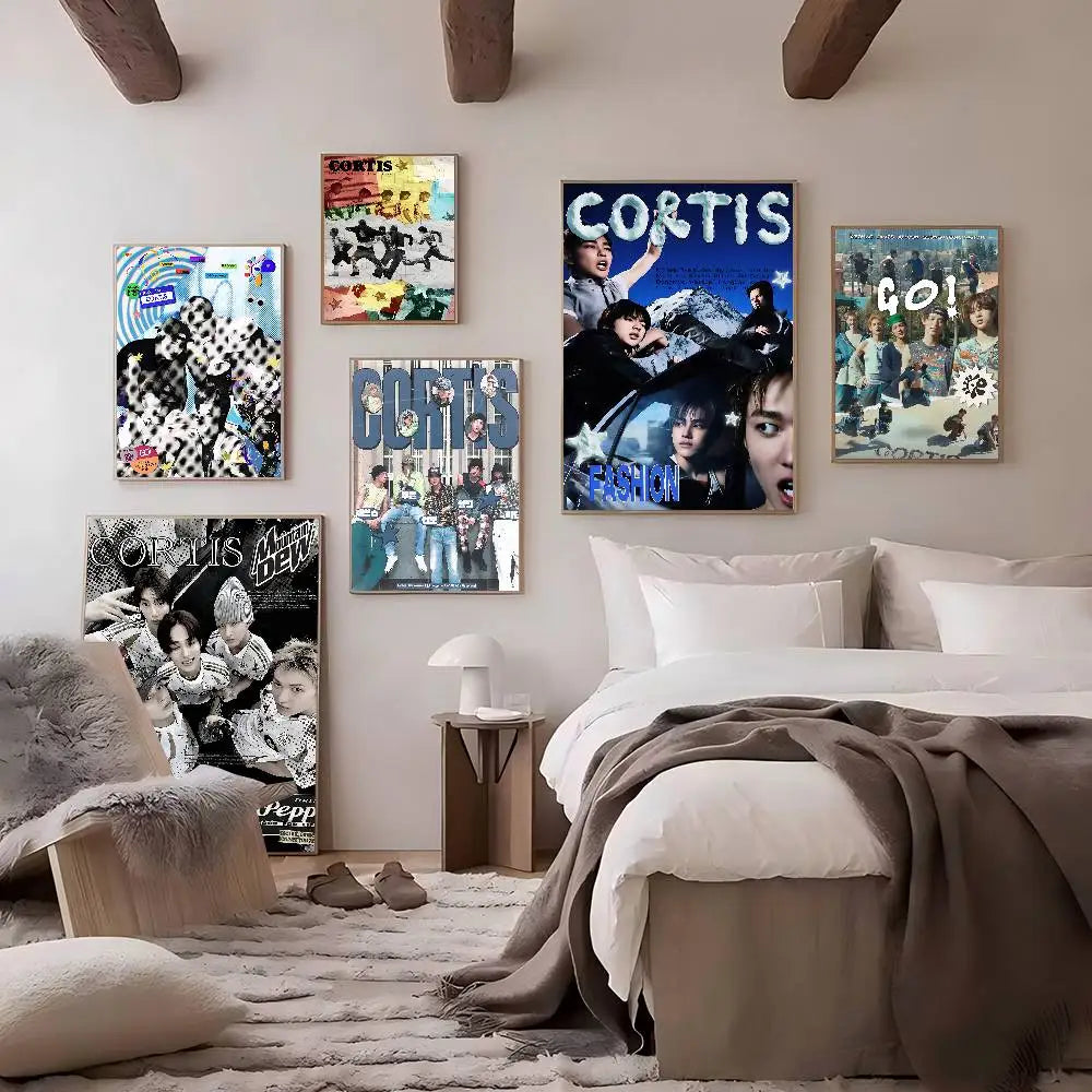 CORTIS Vintage Posters Sticky Vintage Room