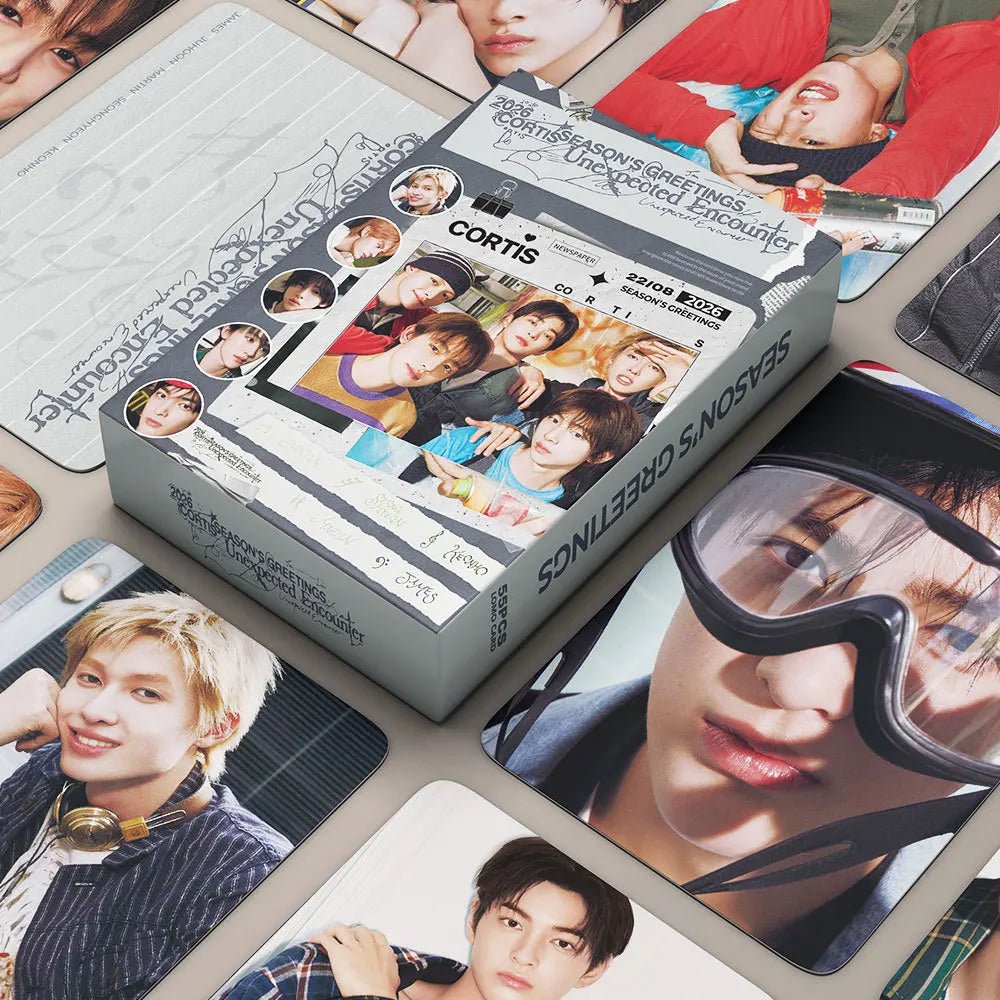 CORTIS Lomo Cards JAMES JUHOON MARTIN SEONGHYEON KEONHO (55 PCS)