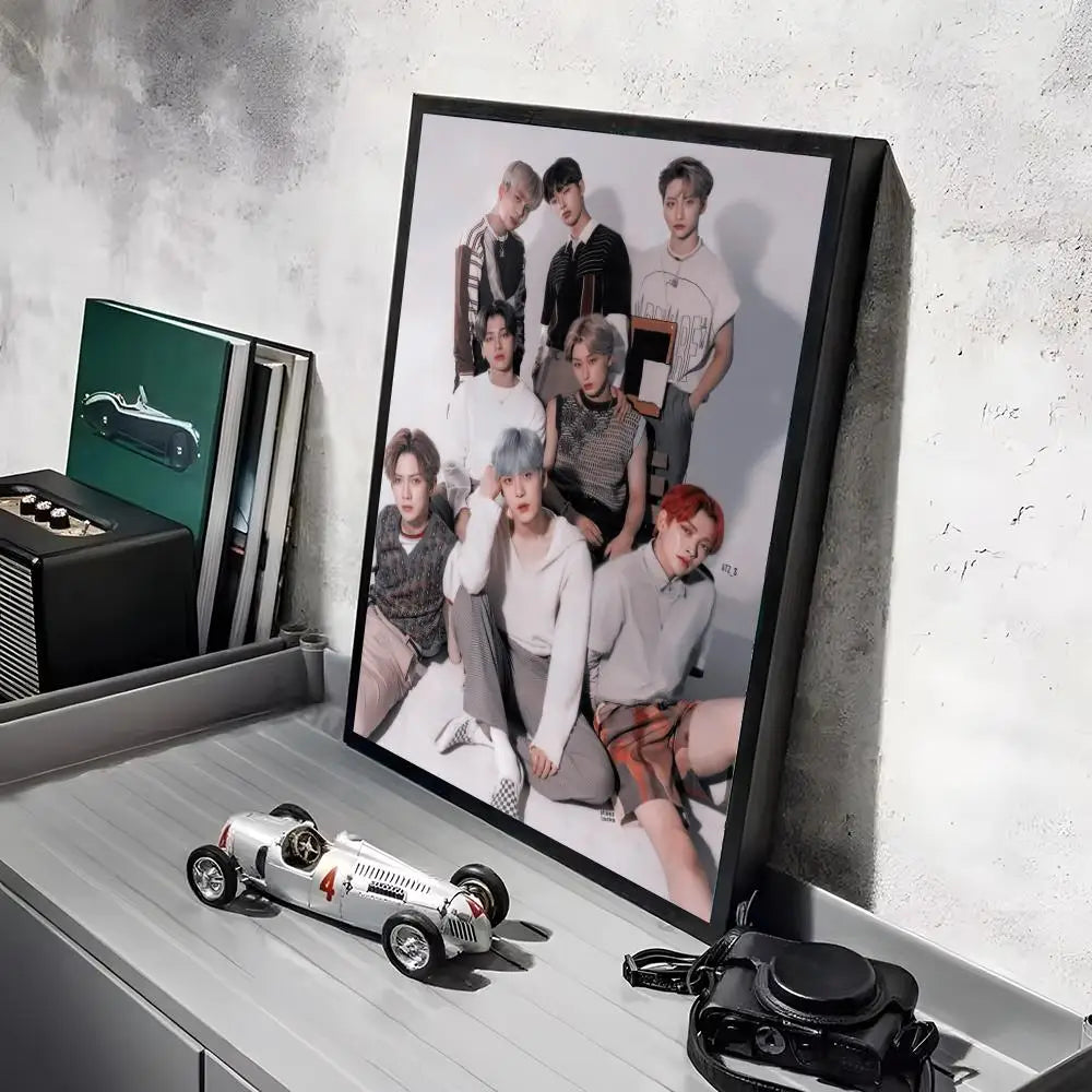 ATEEZ Poster Stickers HD Waterproof Wall Art