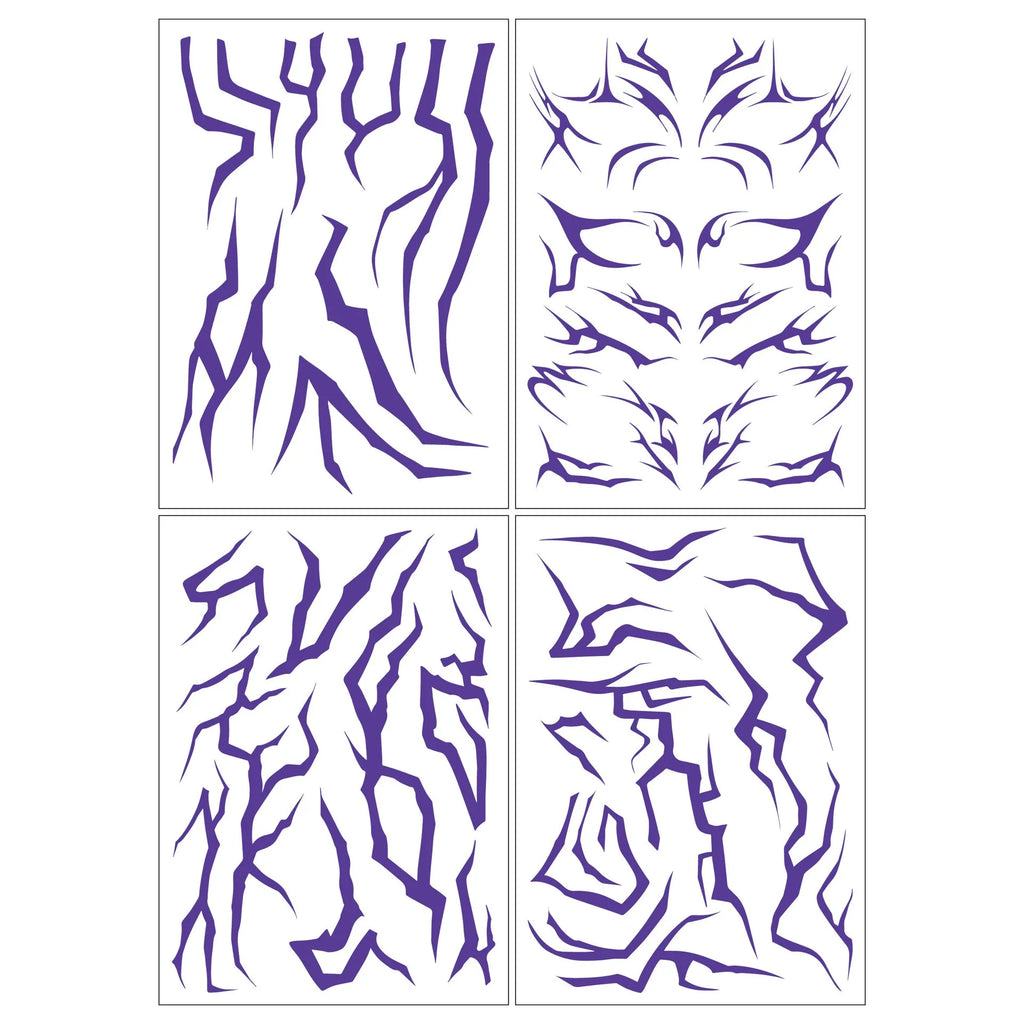 4PCS K-POP DEMON HUNTERS ‘RUMI’ Temporary Tattoo Set