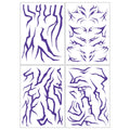 4PCS K-POP DEMON HUNTERS ‘RUMI’ Temporary Tattoo Set