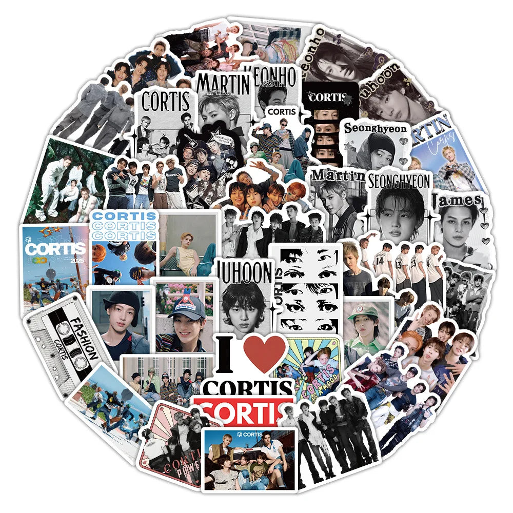 50PCS Cortis Stickers DIY