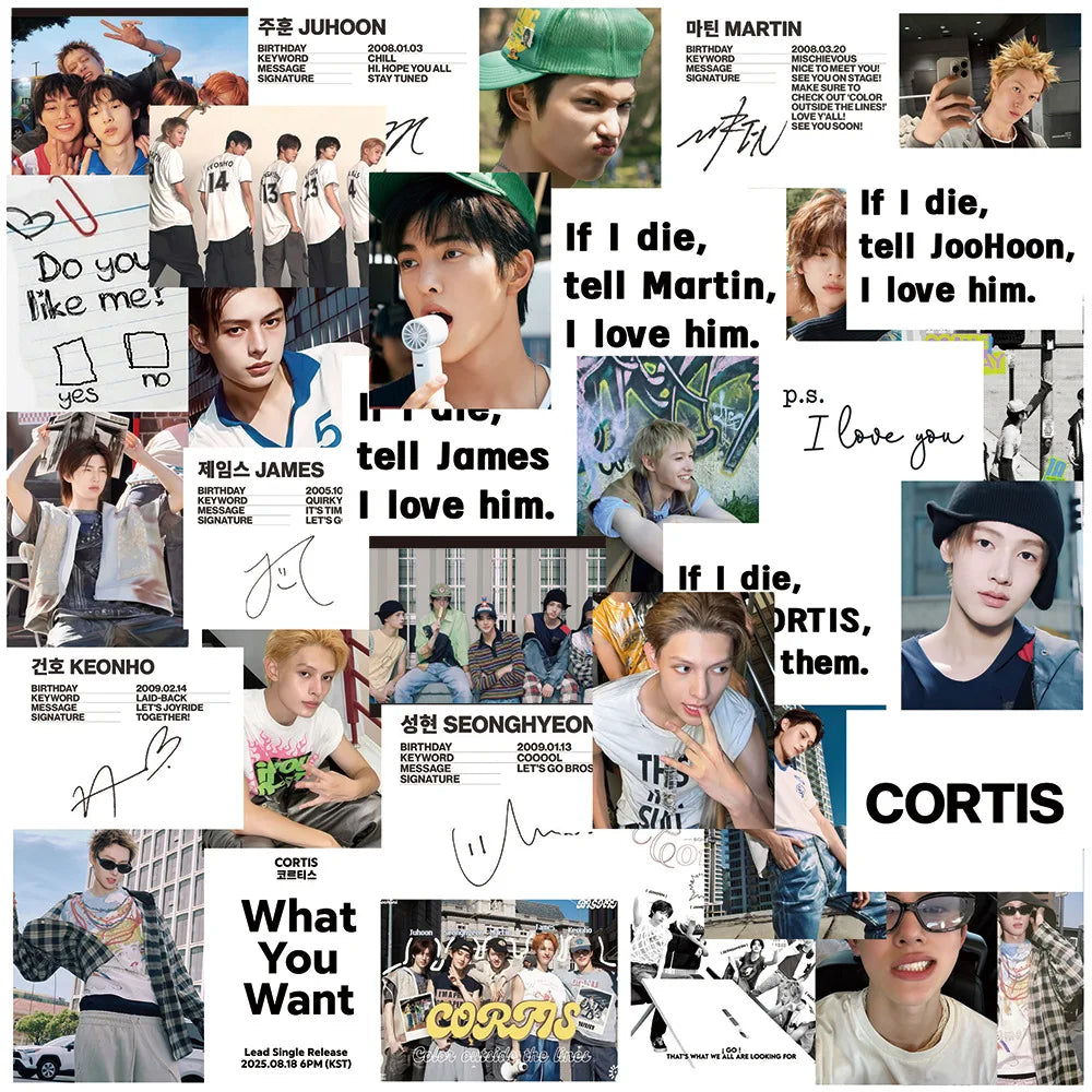 CORTIS Debut Album Stickers Waterproof Stickers