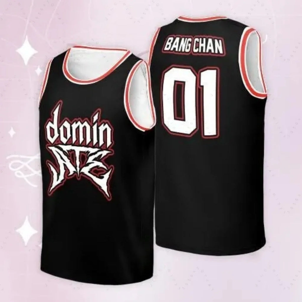 Custom SKZ Dominate Tour 2026 Basketball Jersey Sports Dry Quickly Men's Shirt Children's Clothing Tee Y2k Woman kids Vest Gift