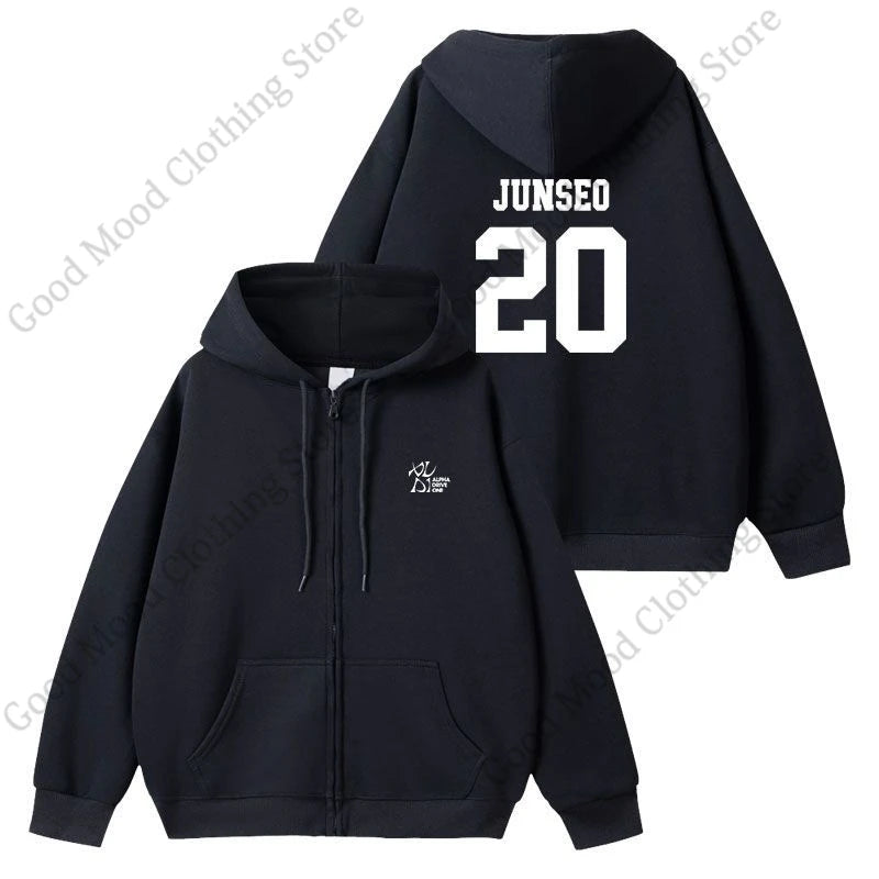 ALPHA DRIVE ONE Zipper Hoodies Kpop Fashion