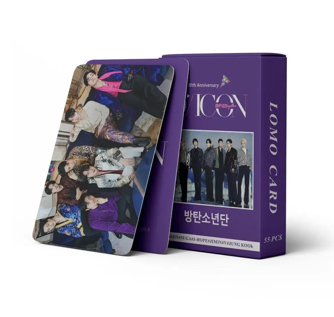 55Pcs/box Photocards V Lomo Cards