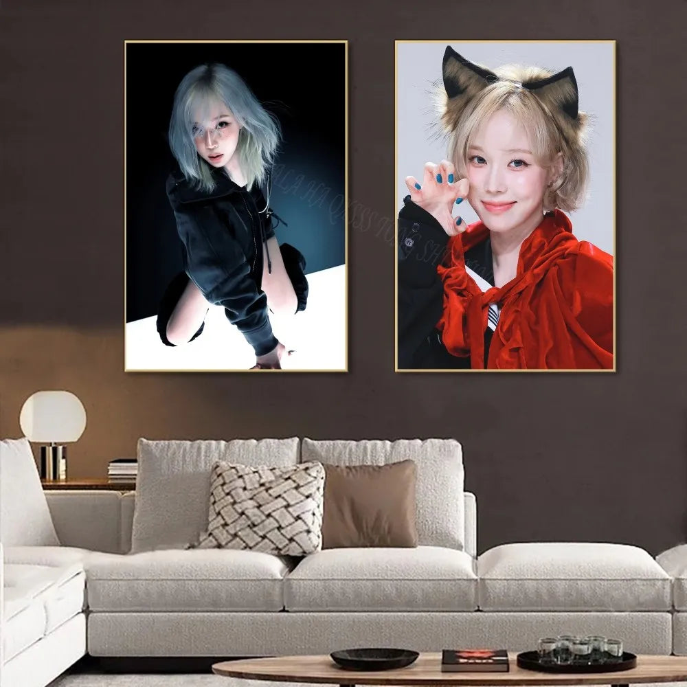 AESPA ‘WINTER’ Poster Art Print Bar Living Room Furniture Decor