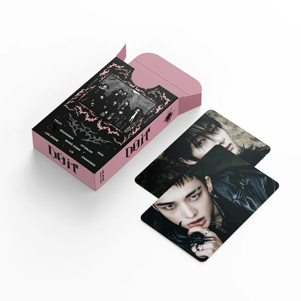 55PCS KPOP STRAY KIDS ‘DO IT’ SKZOO photo card LOMO card gift