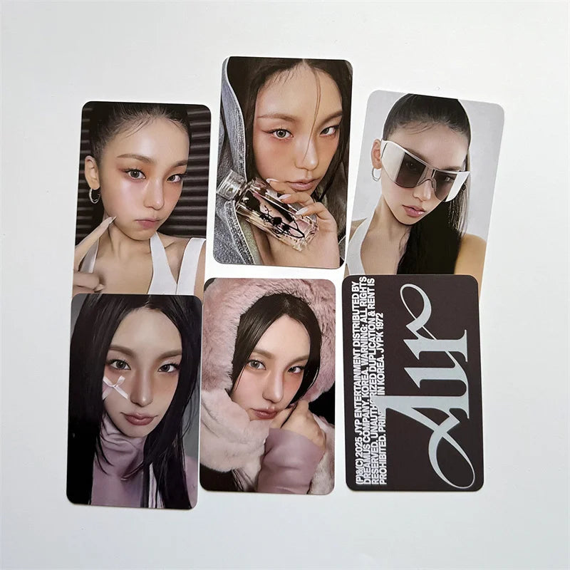 5pcs/set ITZY YEJI Single Album LOMO Card AIR