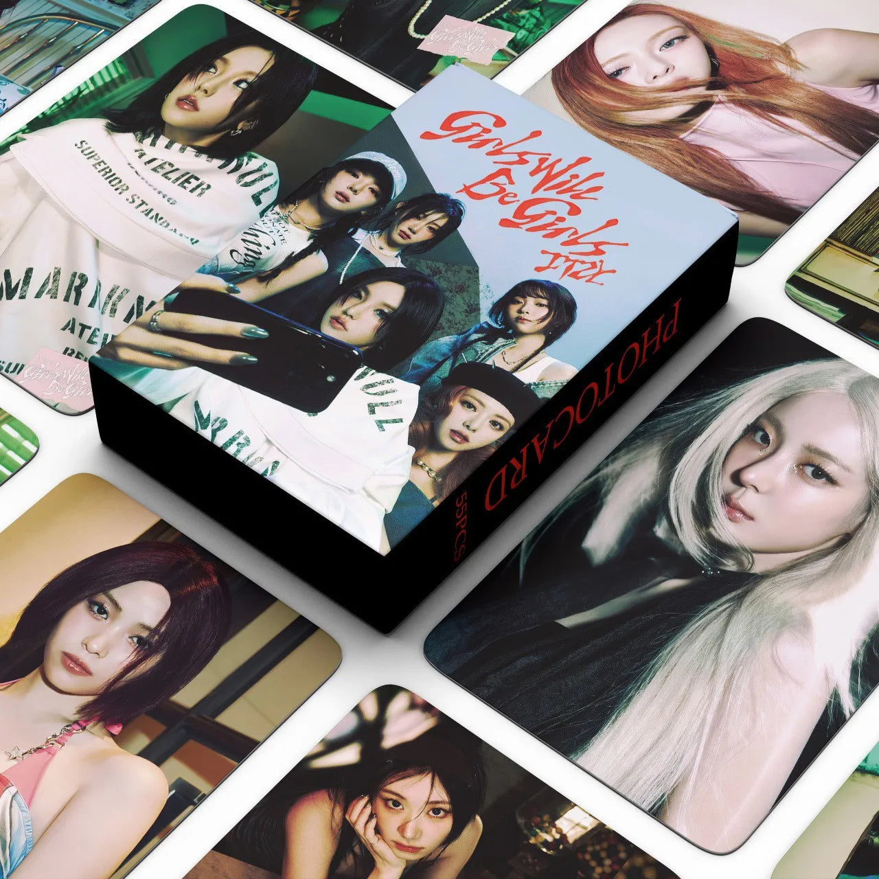 55Pcs ITZY New Album Girls Will Be Girls Lomo Cards