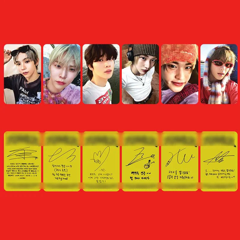 KPOP 6pcs/set RIIZE Mini Album RIIZING Group LOMO CARDS