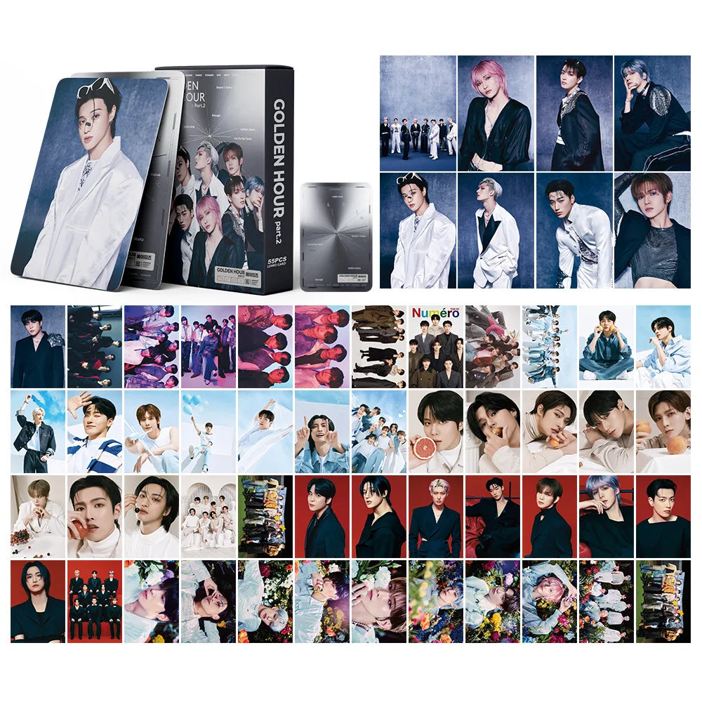 55pcs ATEEZ Golden Hour Part.4 Lomo Cards