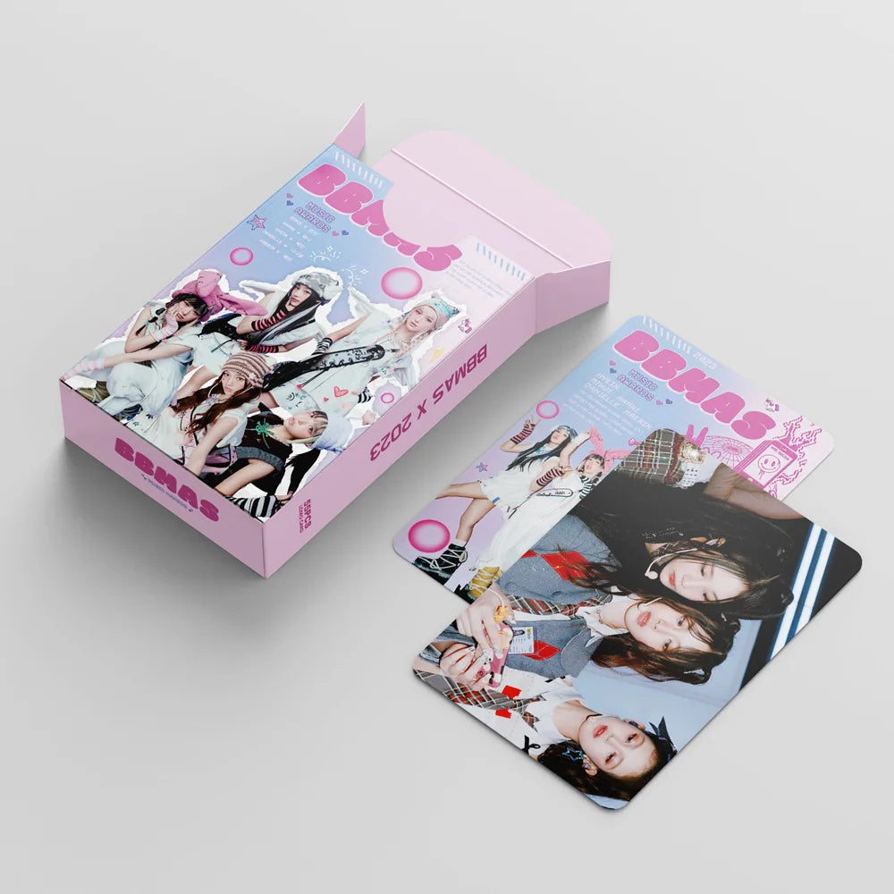 55Pcs/Set Idol Girl Group New Album Bunnies Club HD Photocards Lomo Cards Fans Gifts