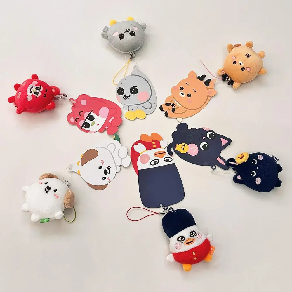 KPOP RIIZE MINI PLUSH KEYCHAINS Fans Gifts Bag Accessories