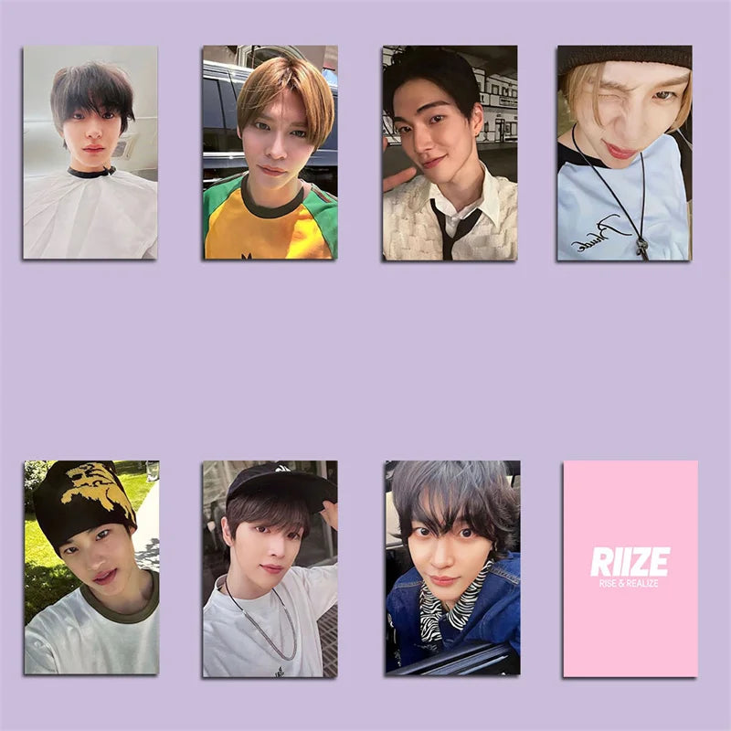 KPOP 6pcs/set RIIZE Mini Album RIIZING Group LOMO CARDS