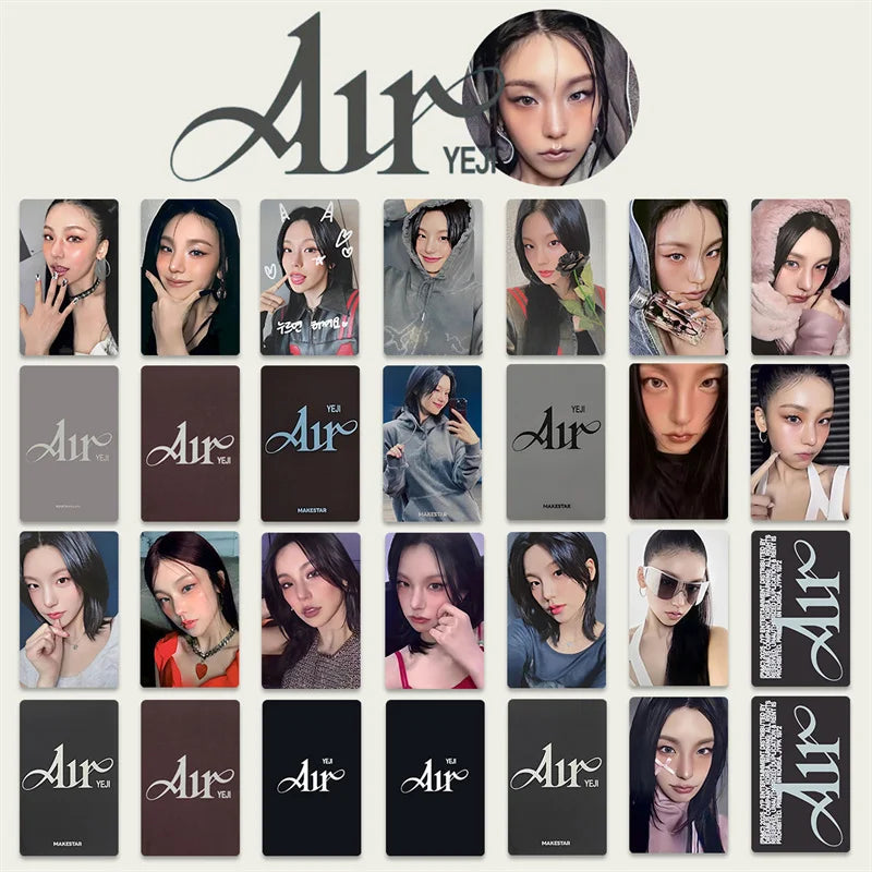 5pcs/set ITZY YEJI Single Album LOMO Card AIR