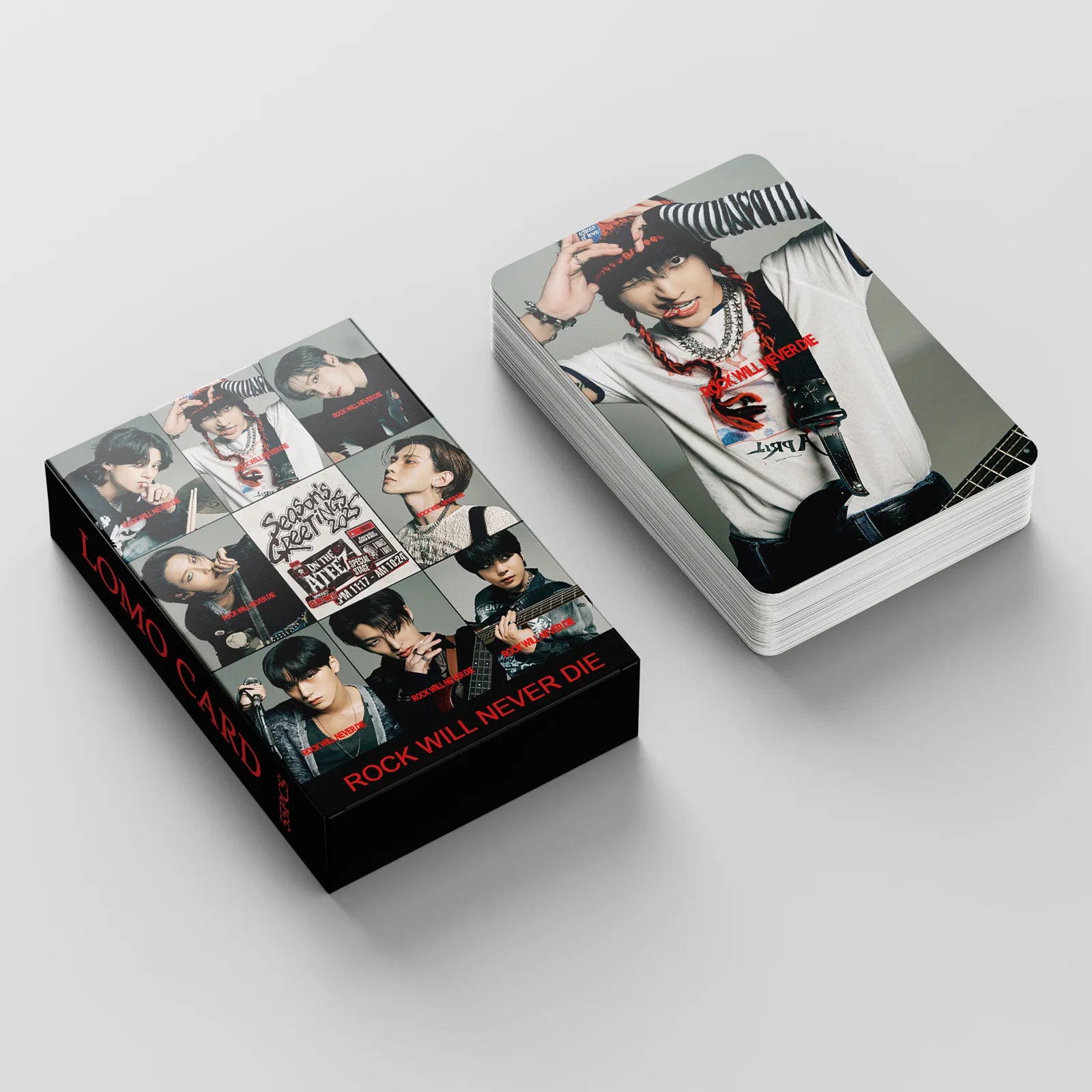 55pcs ATEEZ In Your Fantasy GOLDEN HOUR: Part.3 Album LOMO Cards