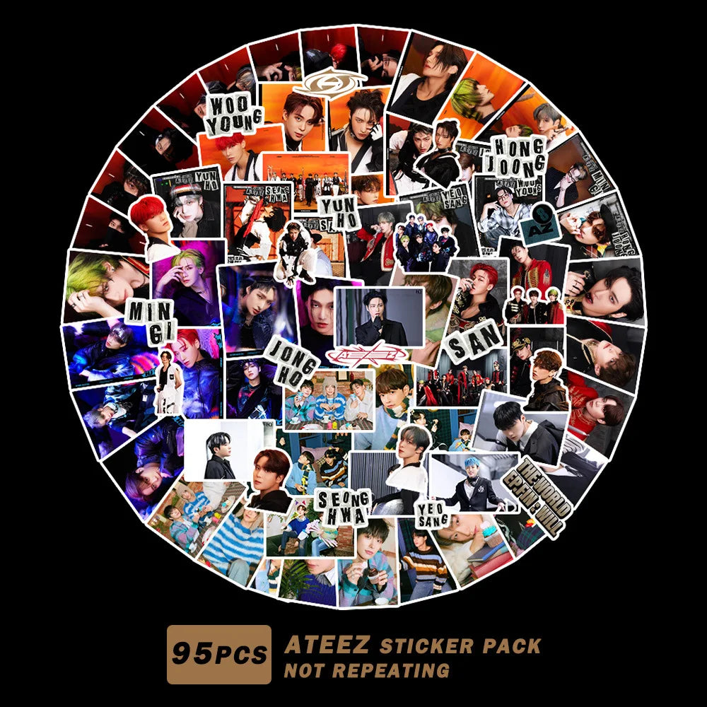 ATEEZ Stickers New Album Photocards