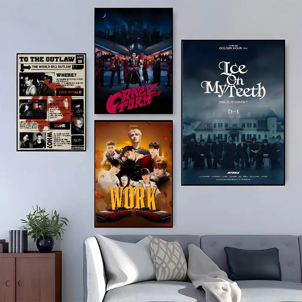 ATEEZ Poster HD aesthetic decor