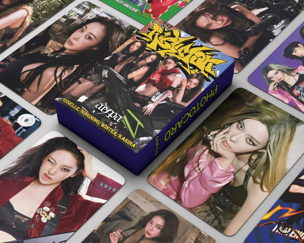 55pcs AESPA RICH MAN LOMO Photo Cards