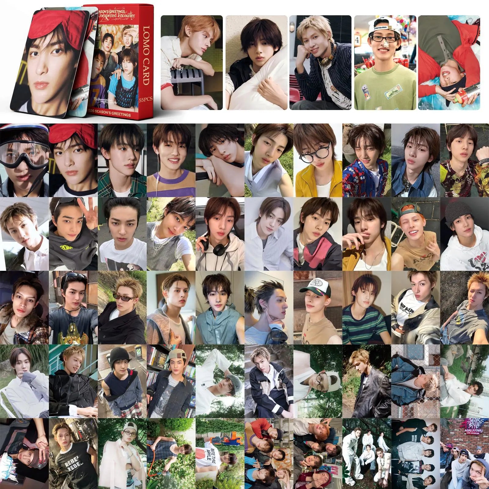 CORTIS Lomo Cards JAMES JUHOON MARTIN SEONGHYEON KEONHO (55 PCS)