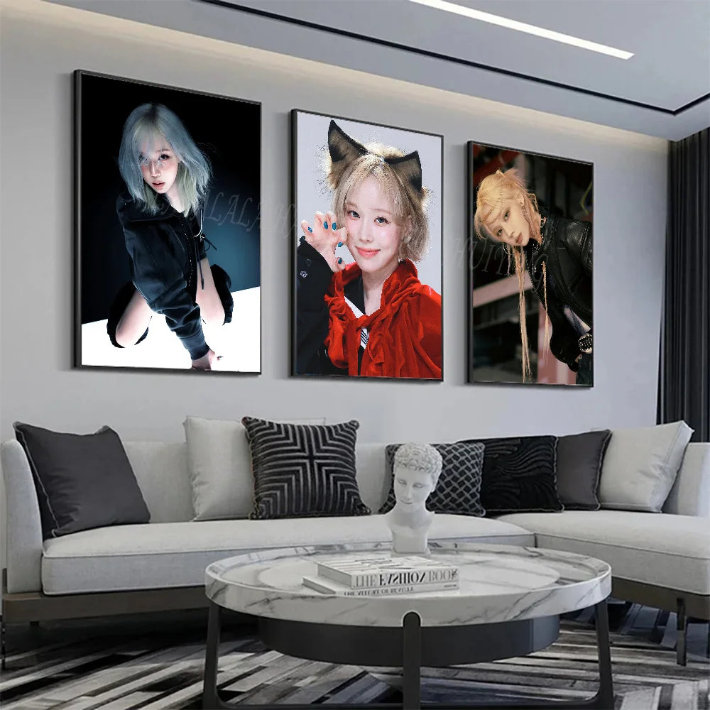 AESPA ‘WINTER’ Poster Art Print Bar Living Room Furniture Decor