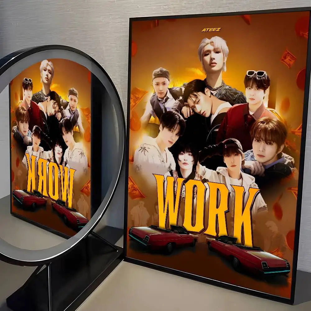 ATEEZ Poster HD aesthetic decor