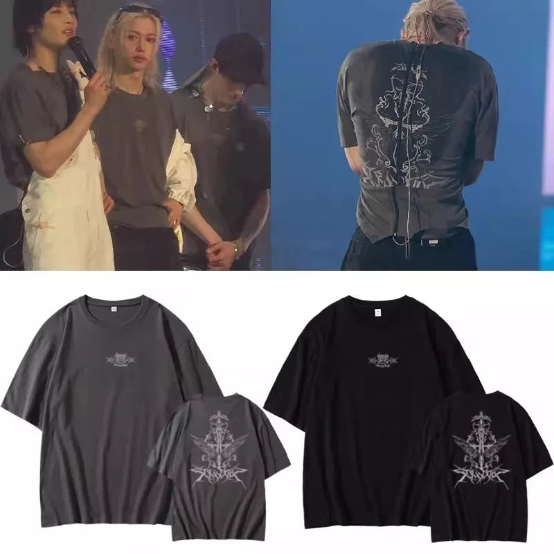 STRAY KIDS ‘FELIX’ 스트레이 키즈 T Shirt World Tour DominATE T-SHIRT