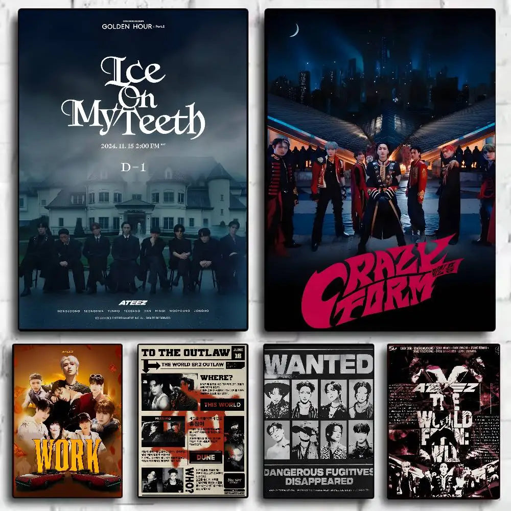ATEEZ Poster HD aesthetic decor