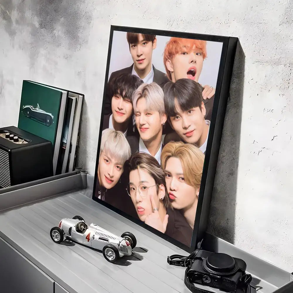 ATEEZ Poster Stickers HD Waterproof Wall Art