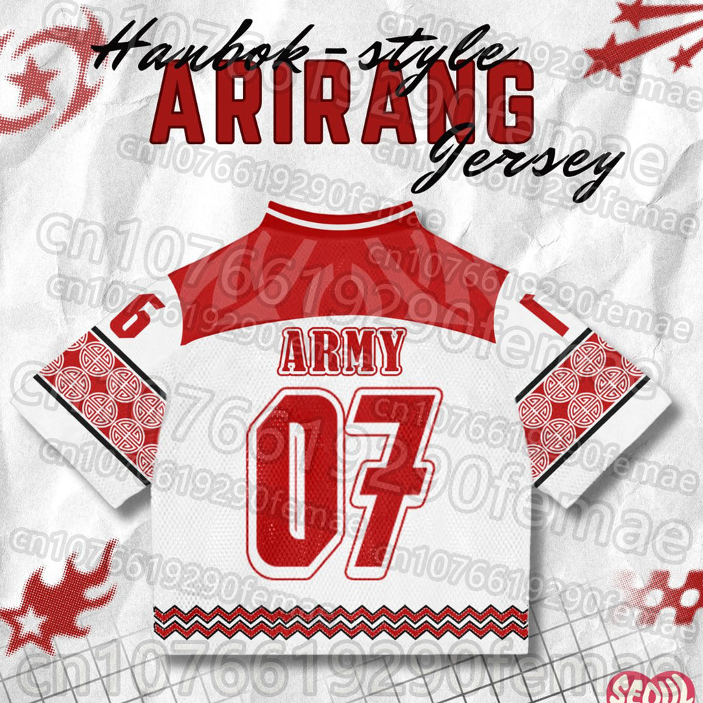 BTS ARIRANG NUMBER JERSEY (7 VARIANTS)