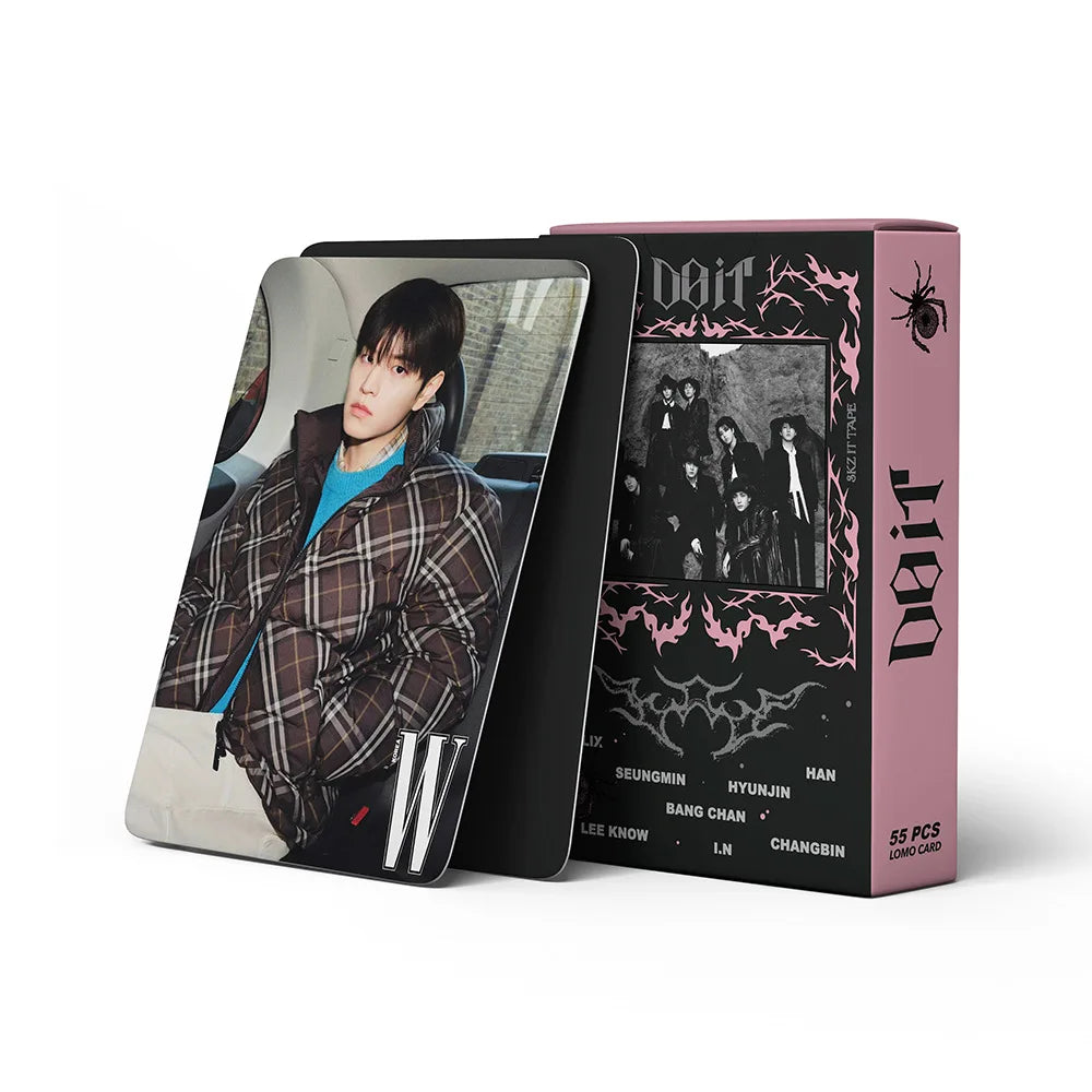 55PCS KPOP STRAY KIDS ‘DO IT’ SKZOO photo card LOMO card gift