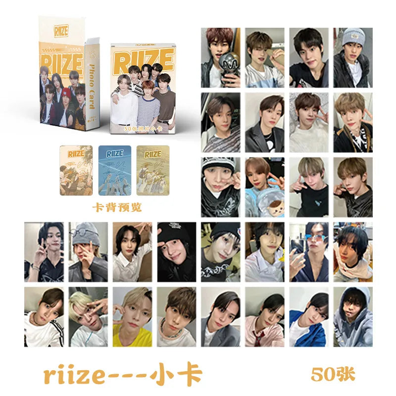 KPOP 6pcs/set RIIZE Mini Album RIIZING Group LOMO CARDS